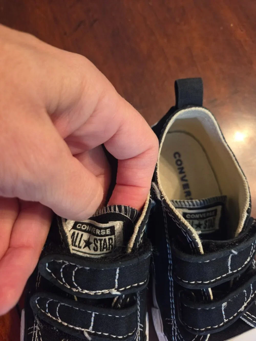 Kids Converse velcro